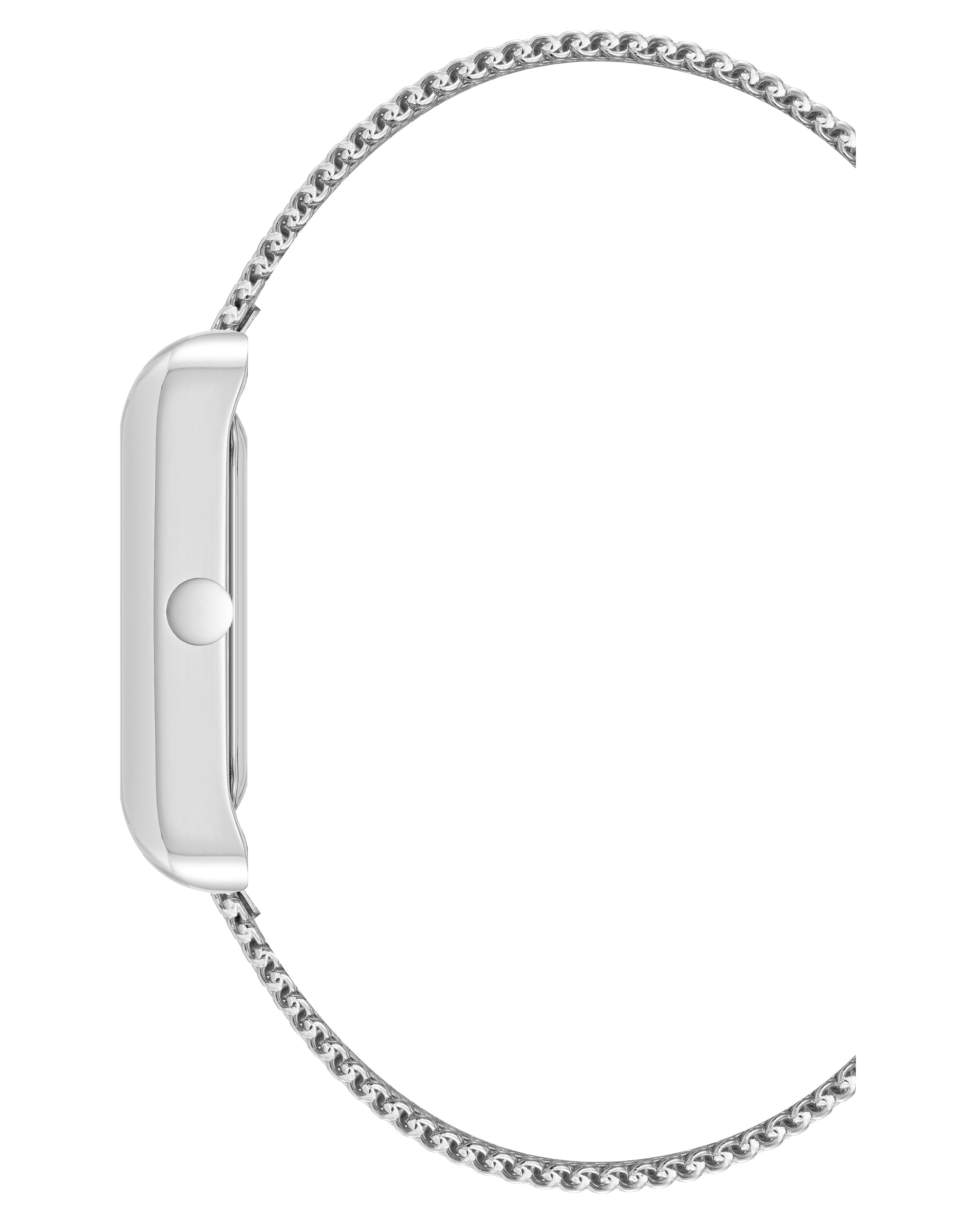 Rectangular Case Mesh Bracelet Watch